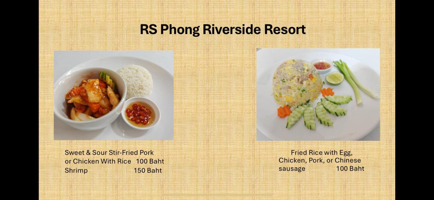 Rs Phong Riverside Resort Khon Kaen Eksteriør billede