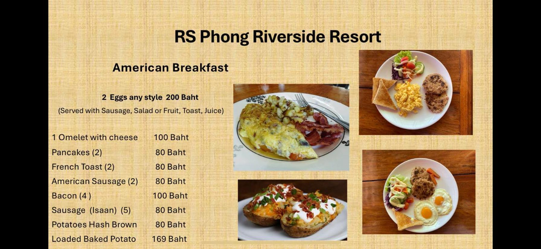 Rs Phong Riverside Resort Khon Kaen Eksteriør billede
